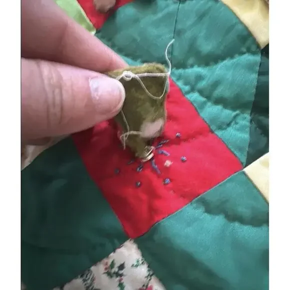 Christmas quilt Dated And Signed